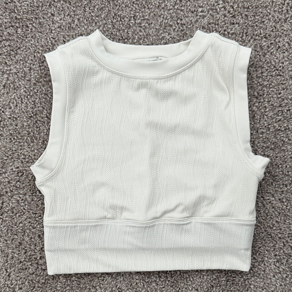 Sage Collective Athletic Crop Tank Top